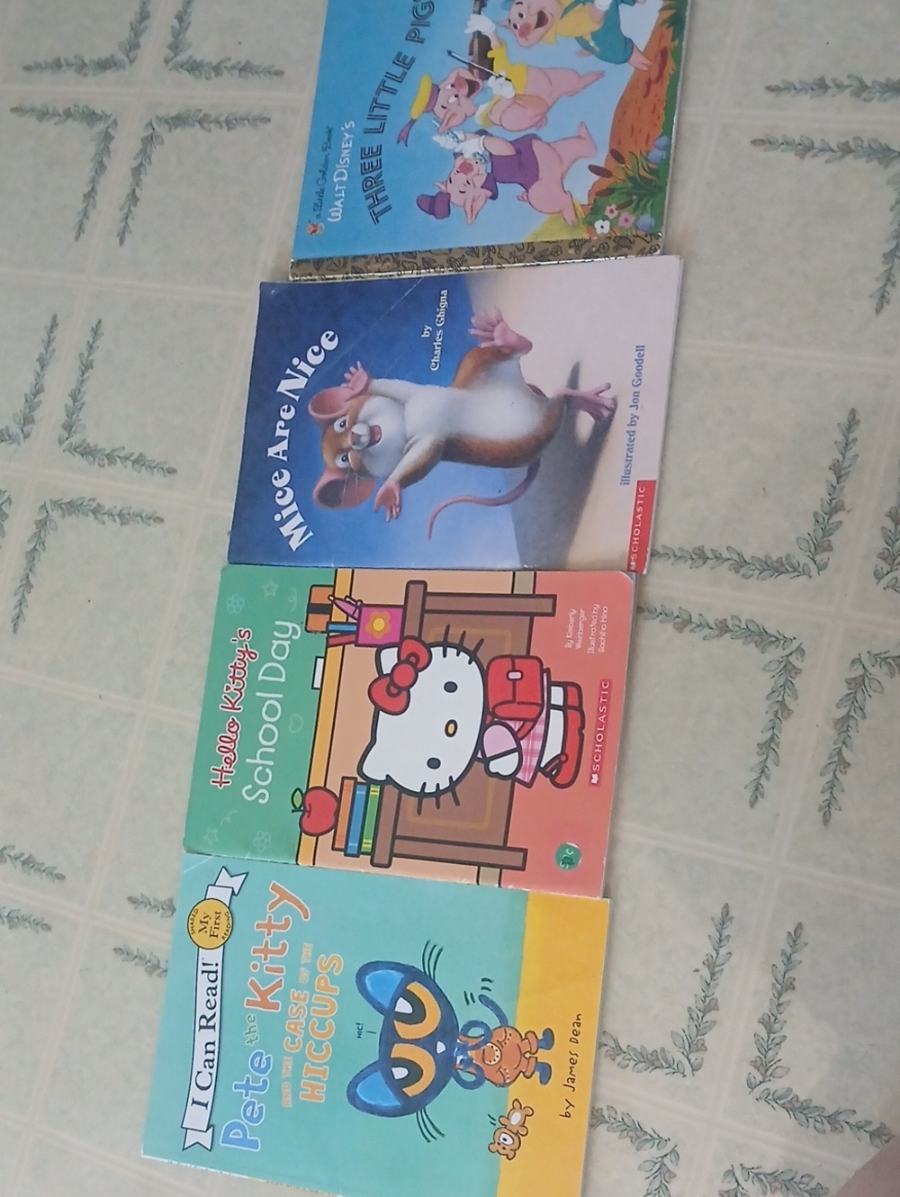 Hello Kitty Pink and Green Kids Board Book